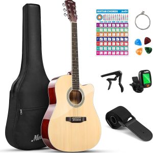 Moukey chitarra acustica 41 pollici kit per principianti Recensione